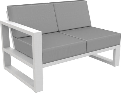 MIA Outdoor Deep Seating Double Left Arm (LAF) Unit by Seaside Casual Outdoor Sectional Component Seaside Casual Furniture Charcoal 
