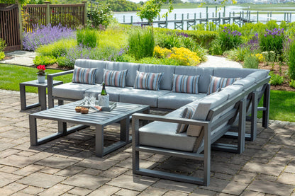 MIA Outdoor Deep Seating Right Arm (RAF) Unit (Cushions Included) by Seaside Casual Outdoor Sectional Component Seaside Casual Furniture 