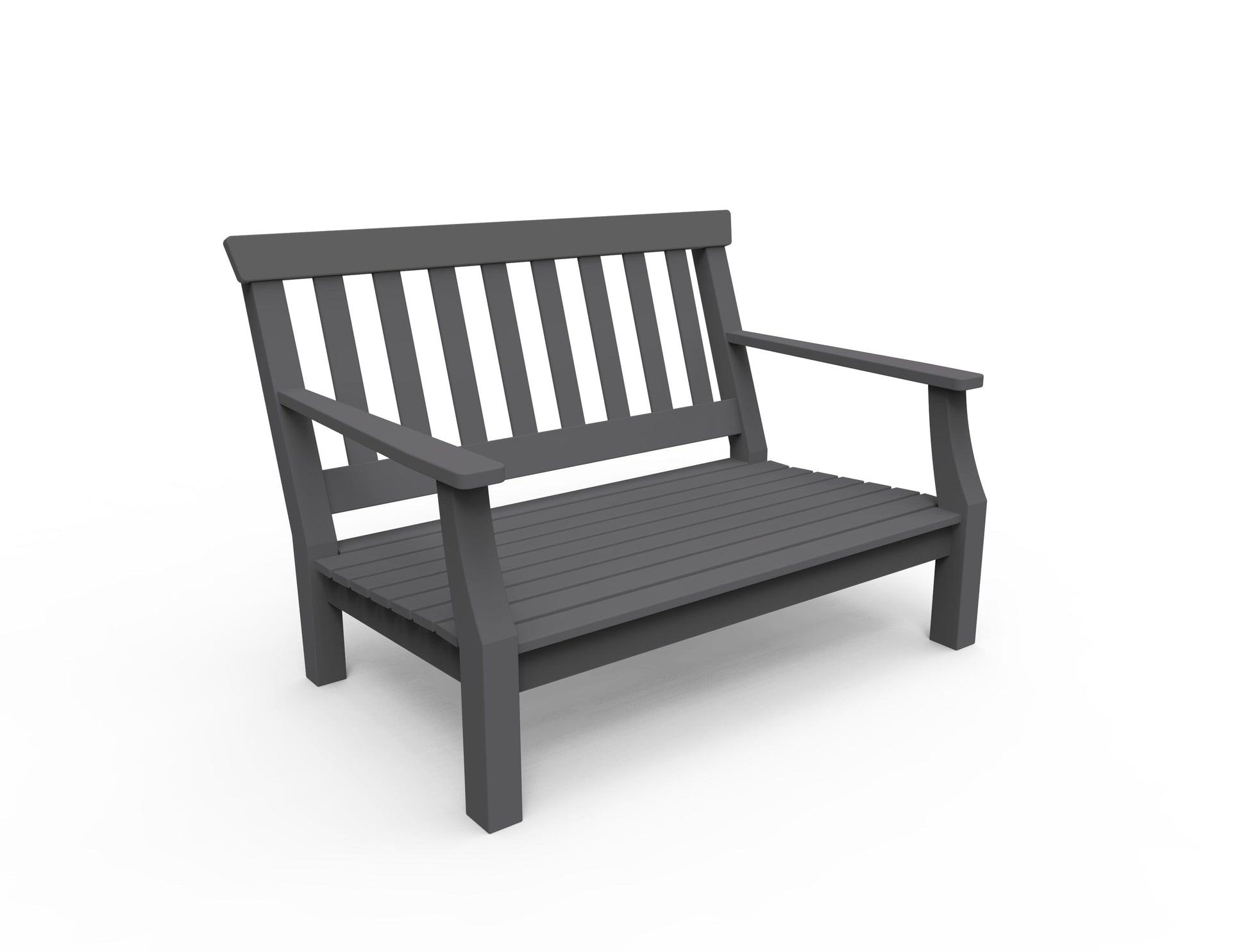 Nantucket Deep Seating Loveseat (Cushions Included) by Seaside Casual Outdoor Loveseat Seaside Casual Furniture Charcoal 