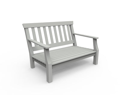 Nantucket Deep Seating Loveseat (Cushions Included) by Seaside Casual Outdoor Loveseat Seaside Casual Furniture Gray 