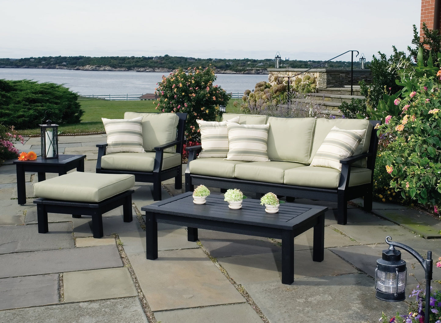 Nantucket Deep Seating Sofa (Cushions Included) by Seaside Casual Outdoor Sofa Seaside Casual Furniture 