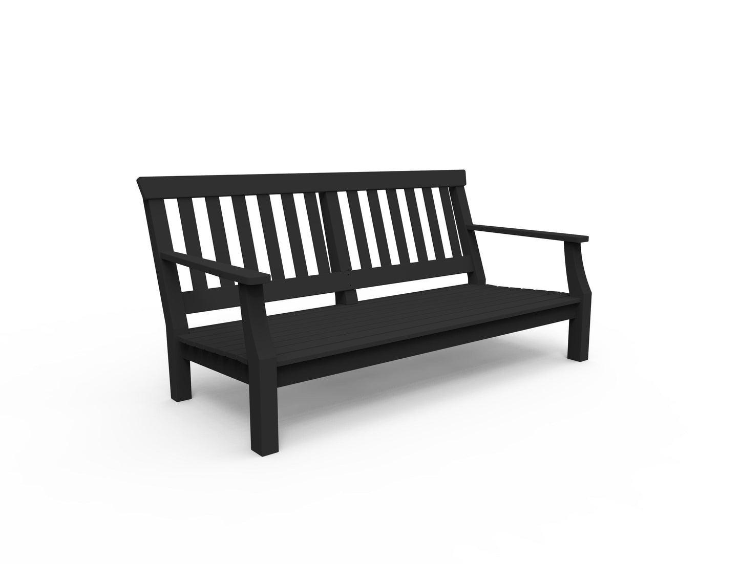 Nantucket Deep Seating Sofa (Cushions Included) by Seaside Casual Outdoor Sofa Seaside Casual Furniture Black 