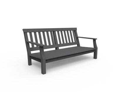 Nantucket Deep Seating Sofa (Cushions Included) by Seaside Casual Outdoor Sofa Seaside Casual Furniture Charcoal 