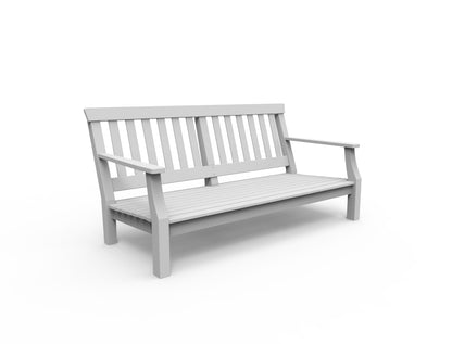 Nantucket Deep Seating Sofa (Cushions Included) by Seaside Casual Outdoor Sofa Seaside Casual Furniture White 