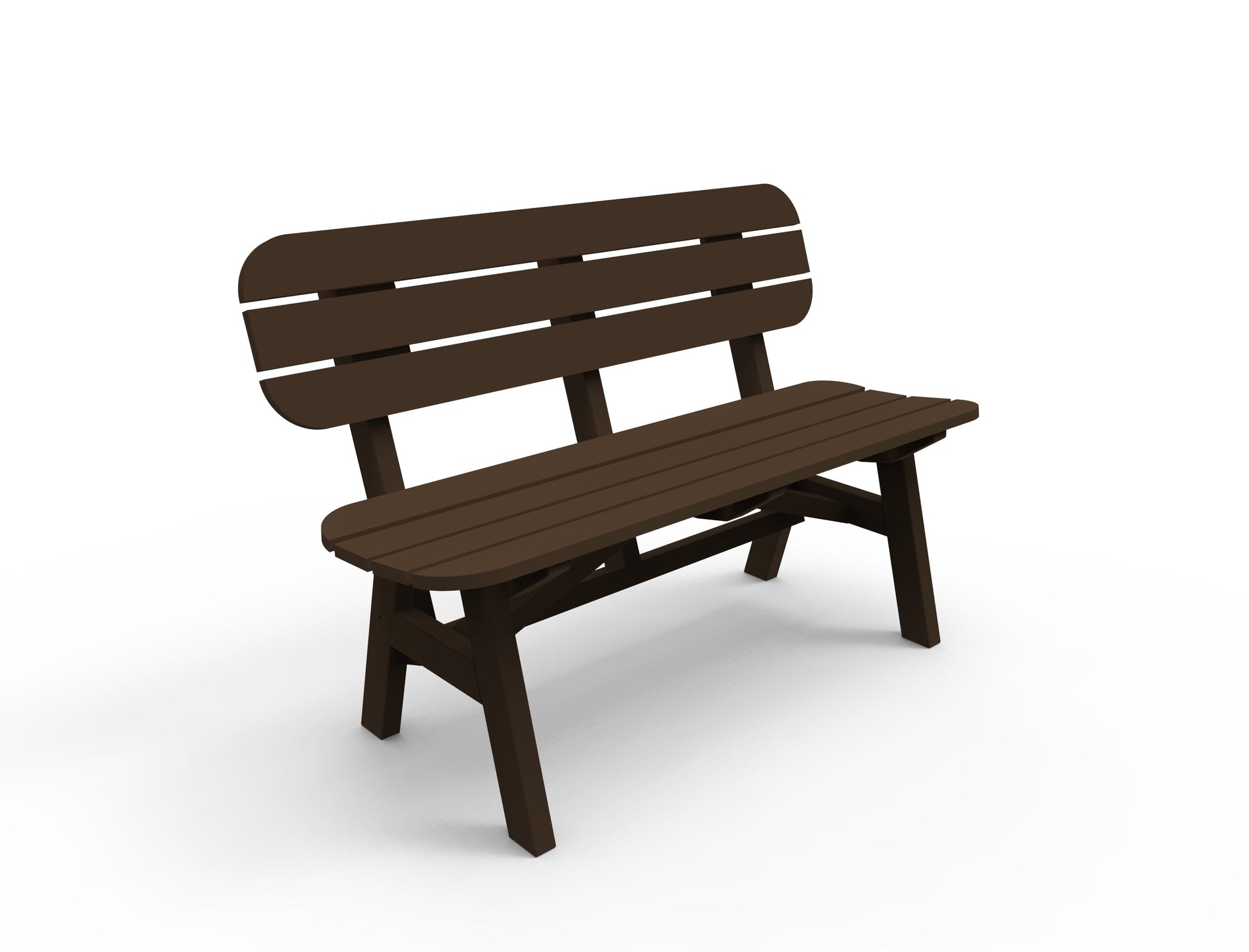 Portsmouth 4' Dining Bench by Seaside Casual Outdoor Bench Seaside Casual Furniture Chestnut No - Fitted Cushion 