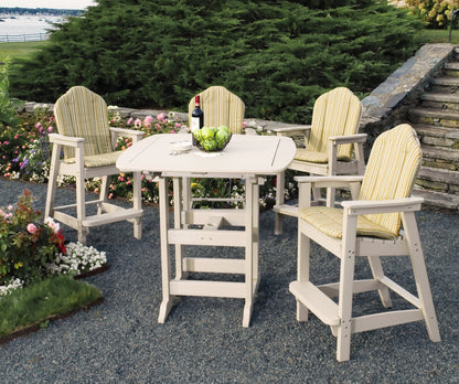 Portsmouth 42" x 42" Square Bar Table by Seaside Casual Outdoor Bar Table Seaside Casual Furniture 