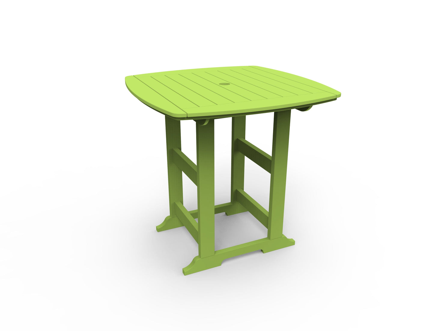 Portsmouth 42" x 42" Square Bar Table by Seaside Casual Outdoor Bar Table Seaside Casual Furniture Leaf 