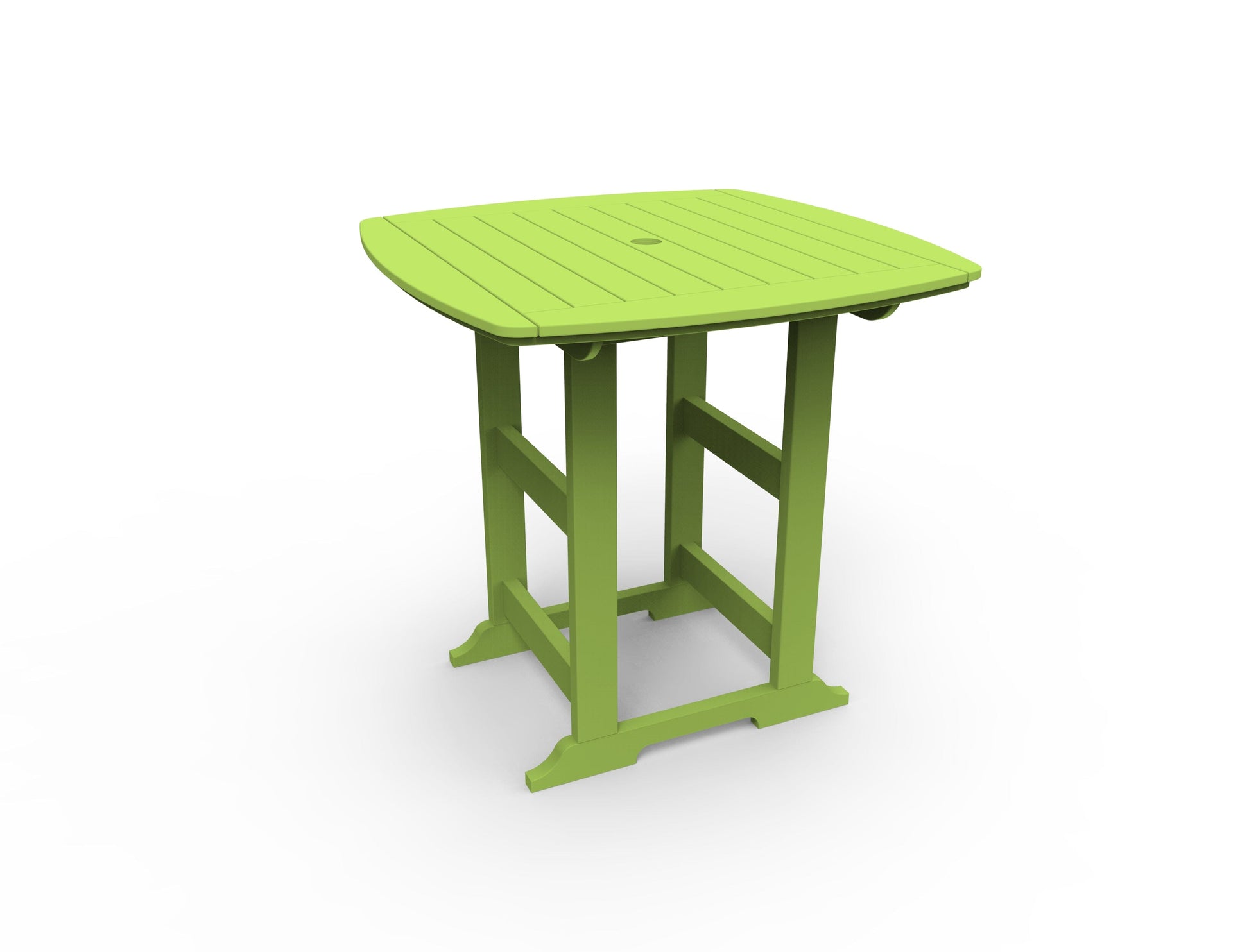 Portsmouth 42" x 42" Square Bar Table by Seaside Casual Outdoor Bar Table Seaside Casual Furniture Leaf 