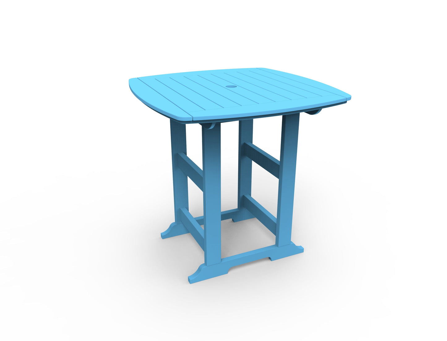 Portsmouth 42" x 42" Square Bar Table by Seaside Casual Outdoor Bar Table Seaside Casual Furniture Pool 