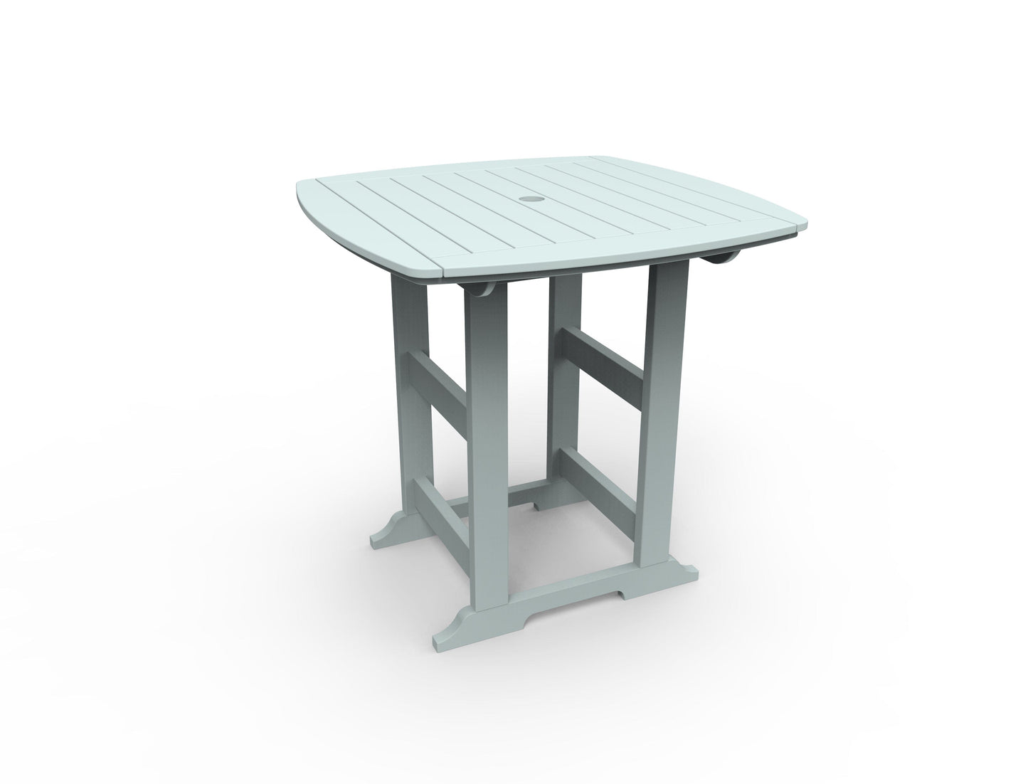 Portsmouth 42" x 42" Square Bar Table by Seaside Casual Outdoor Bar Table Seaside Casual Furniture Sage 