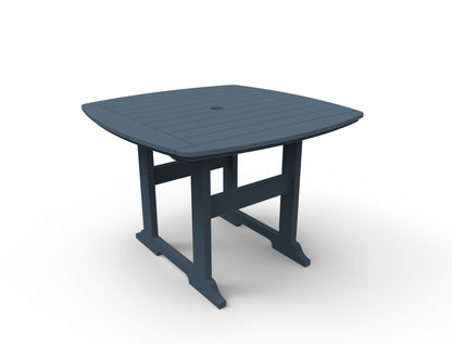 Portsmouth 42" x 42" Square Dining Table by Seaside Casual Outdoor Dining Table Seaside Casual Furniture Slate 