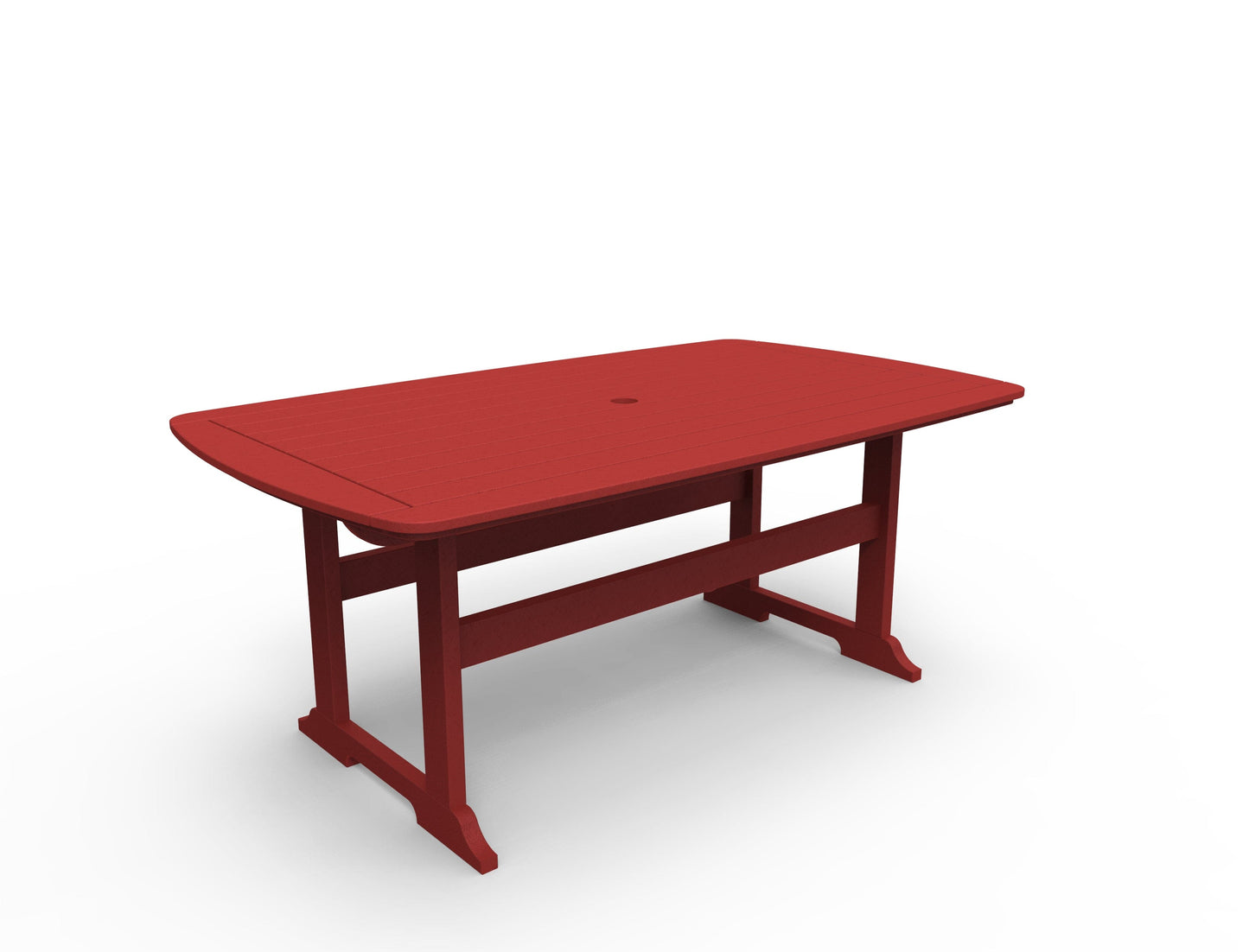 Portsmouth 42" x 72" Rectangular Dining Table by Seaside Casual Outdoor Dining Table Seaside Casual Furniture Cherry 