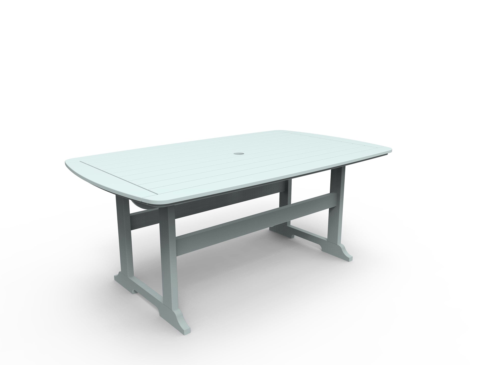 Portsmouth 42" x 72" Rectangular Dining Table by Seaside Casual Outdoor Dining Table Seaside Casual Furniture Sage 
