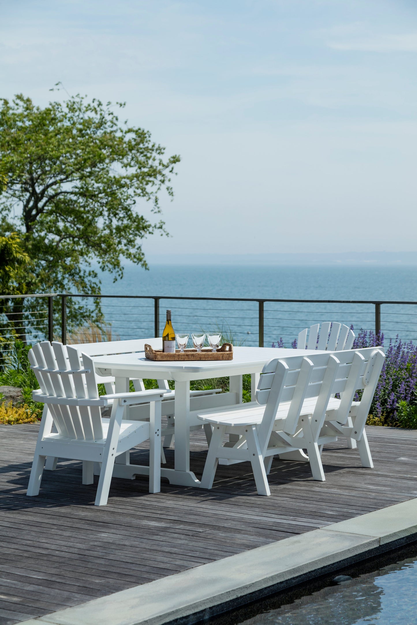 Portsmouth 56" x 56" Square Dining Table by Seaside Casual Outdoor Dining Table Seaside Casual Furniture 