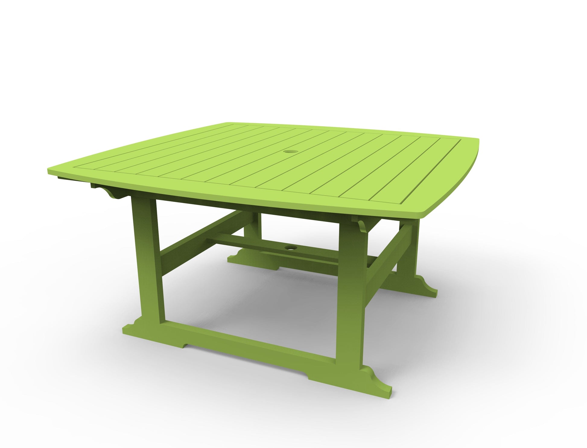 Portsmouth 56" x 56" Square Dining Table by Seaside Casual Outdoor Dining Table Seaside Casual Furniture Leaf 
