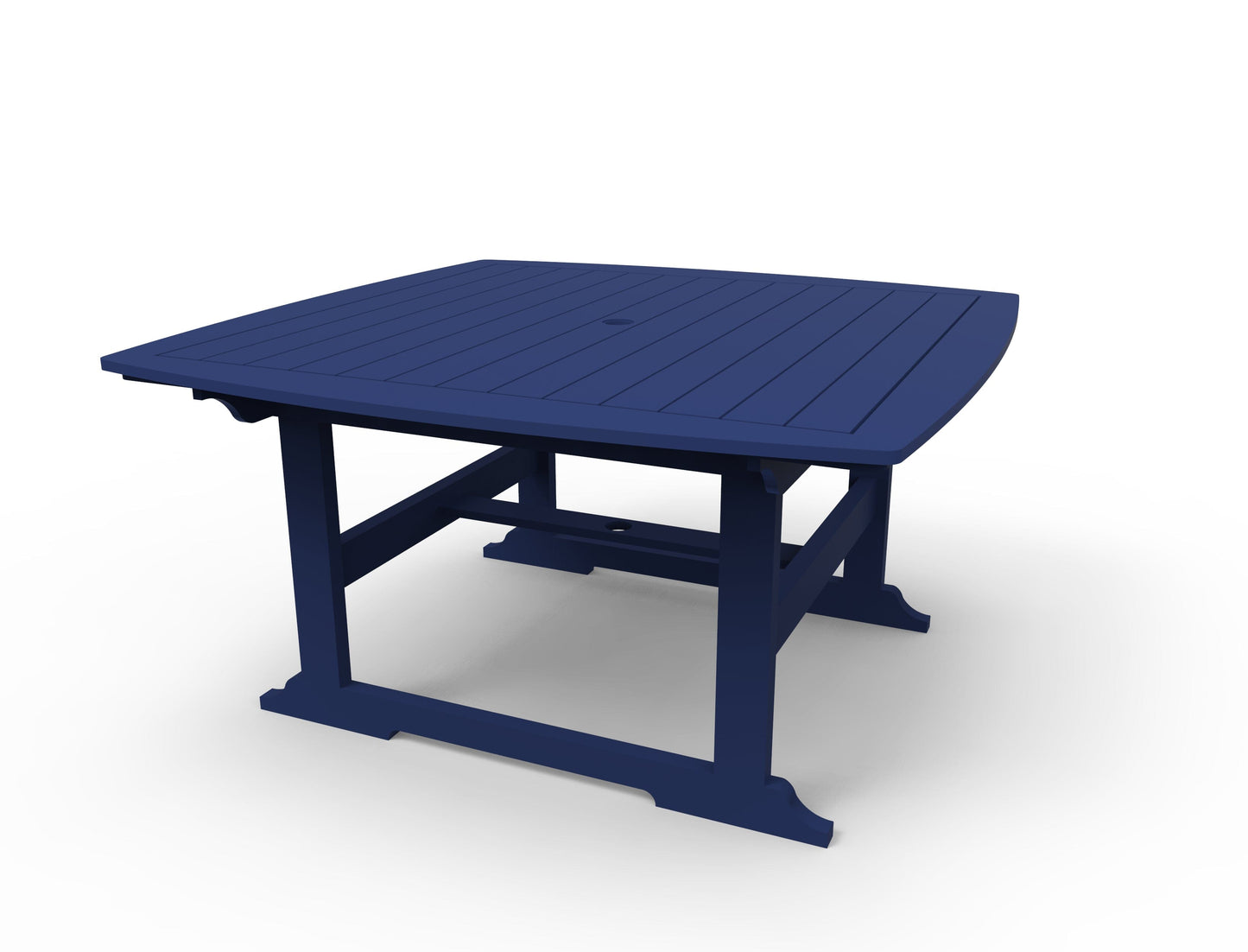 Portsmouth 56" x 56" Square Dining Table by Seaside Casual Outdoor Dining Table Seaside Casual Furniture Navy 