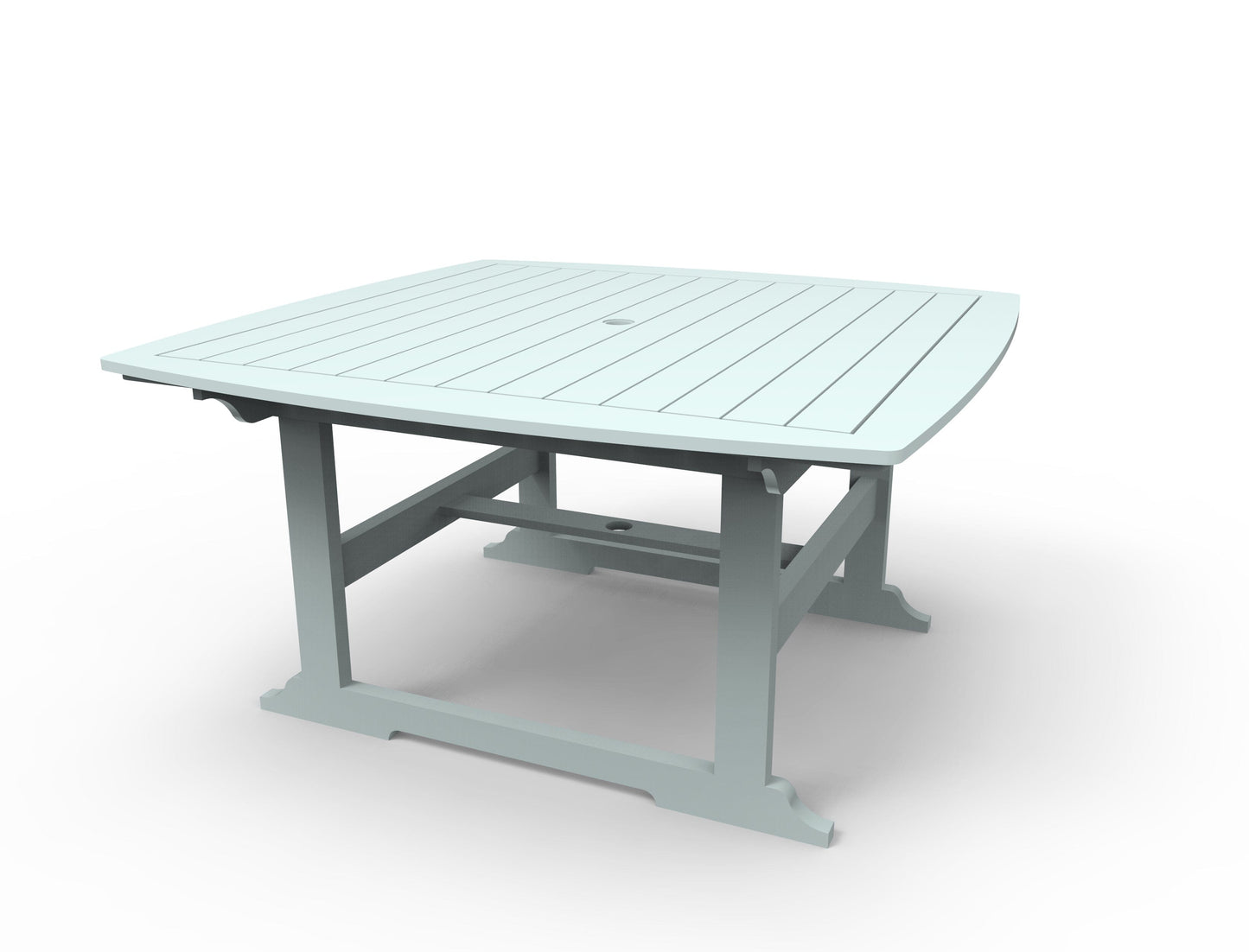 Portsmouth 56" x 56" Square Dining Table by Seaside Casual Outdoor Dining Table Seaside Casual Furniture Sage 