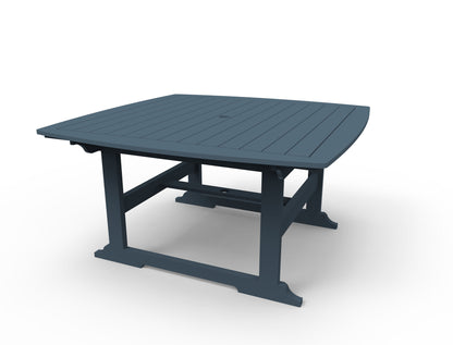 Portsmouth 56" x 56" Square Dining Table by Seaside Casual Outdoor Dining Table Seaside Casual Furniture Slate 