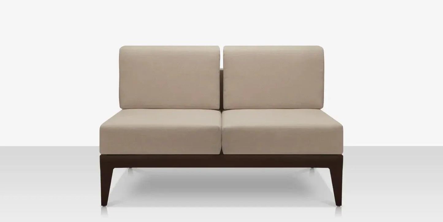 South Beach Armless Loveseat by DecoScape Outdoor Armless Loveseat DecoScape 