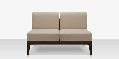 South Beach Armless Loveseat by DecoScape Outdoor Armless Loveseat DecoScape 