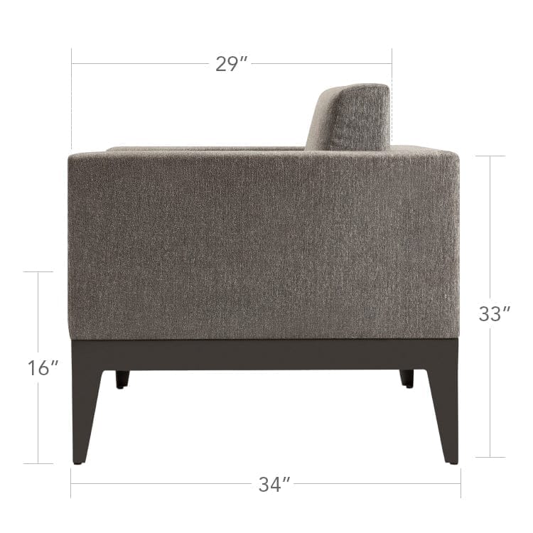 South Beach Club Chair by DecoScape Outdoor Lounge Chair DecoScape 