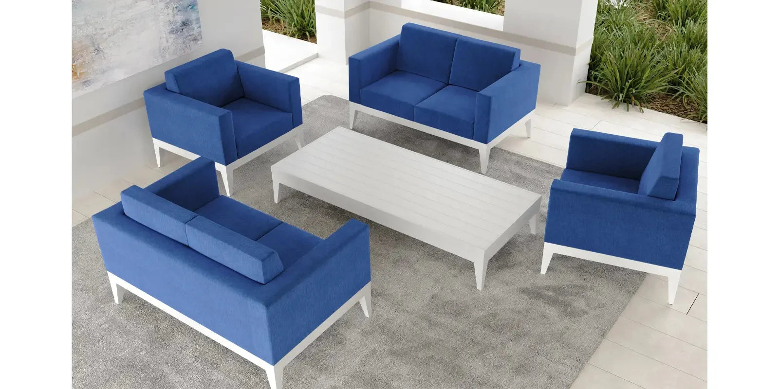 South Beach Loveseat by DecoScape Outdoor Loveseat DecoScape 