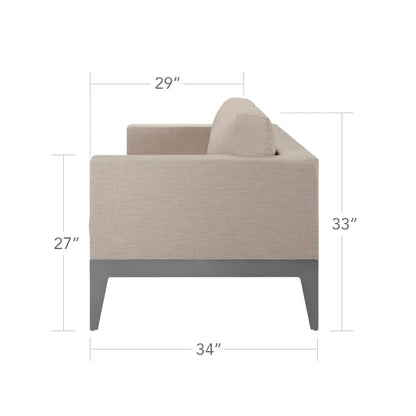 South Beach Loveseat by DecoScape Outdoor Loveseat DecoScape 