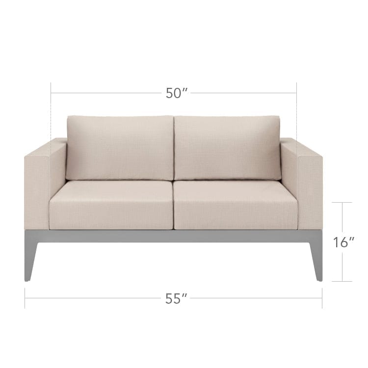 South Beach Loveseat by DecoScape Outdoor Loveseat DecoScape 