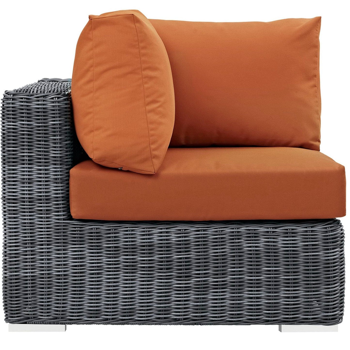 Summon Outdoor Patio Sunbrella Corner in Canvas Tuscan by Modway Sectional Piece Modway 