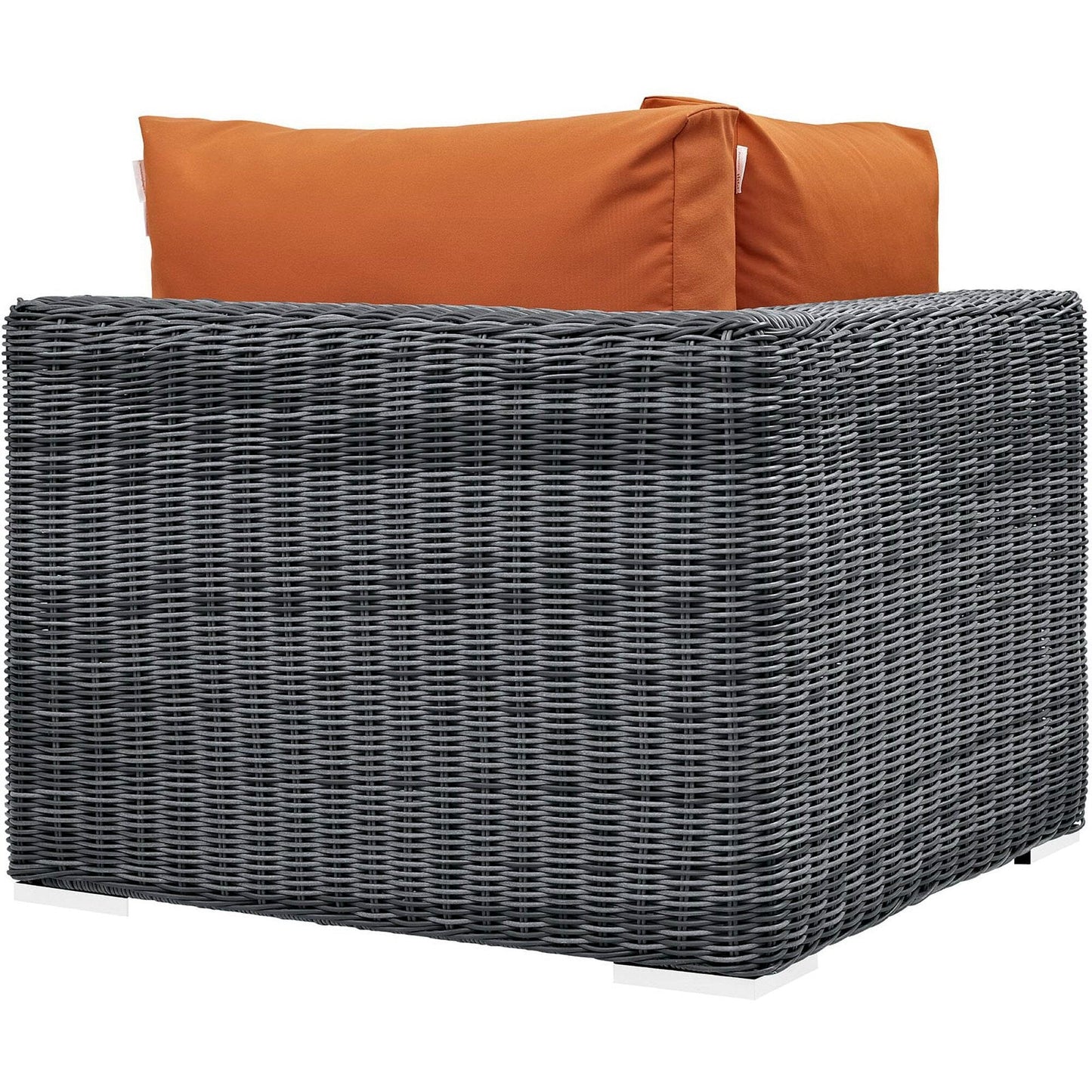 Summon Outdoor Patio Sunbrella Corner in Canvas Tuscan by Modway Sectional Piece Modway 
