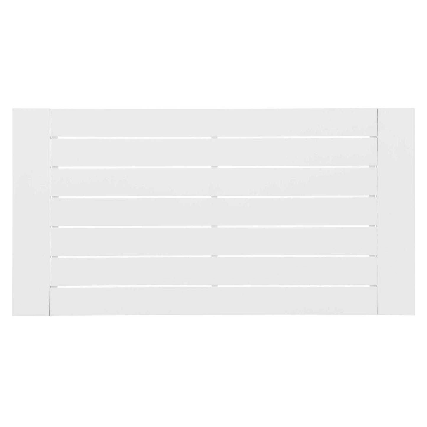 Tahoe 3-Piece Outdoor Patio Powder-Coated Aluminum Set in White Gray by Modway Conversation Set Modway 