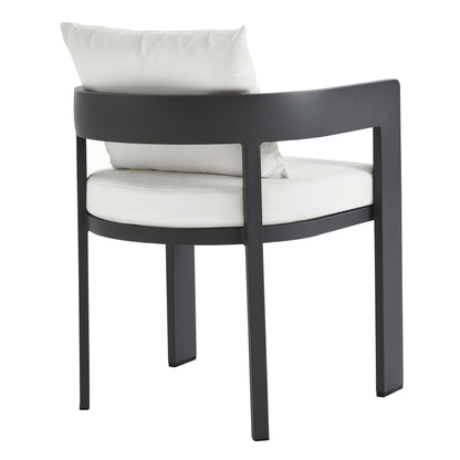 Tahoe 5-Piece Outdoor Patio Aluminum Dining Set in Gray White by Modway Dining Set Modway 