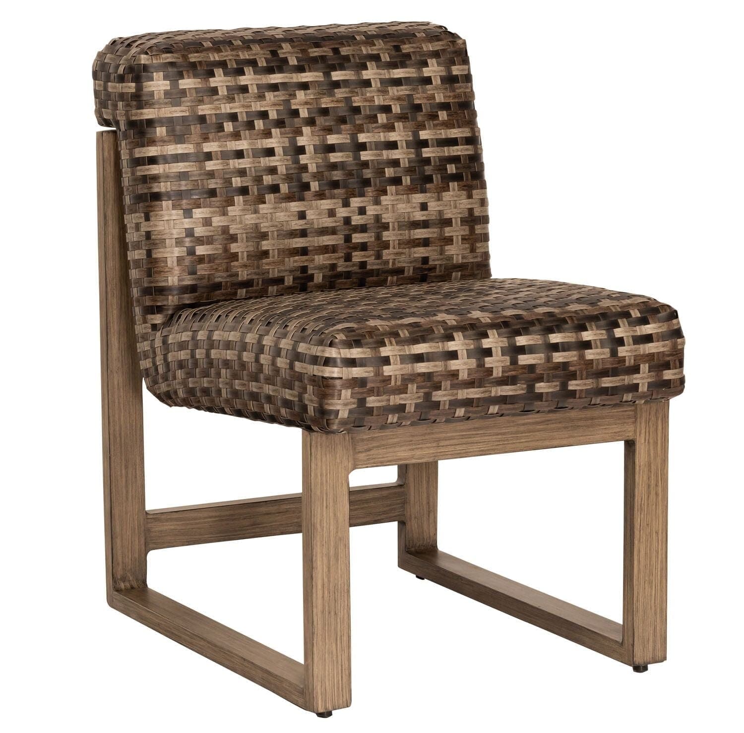 Woodard Reunion Wicker Dining Side Chair S648511 Seating Woodard 