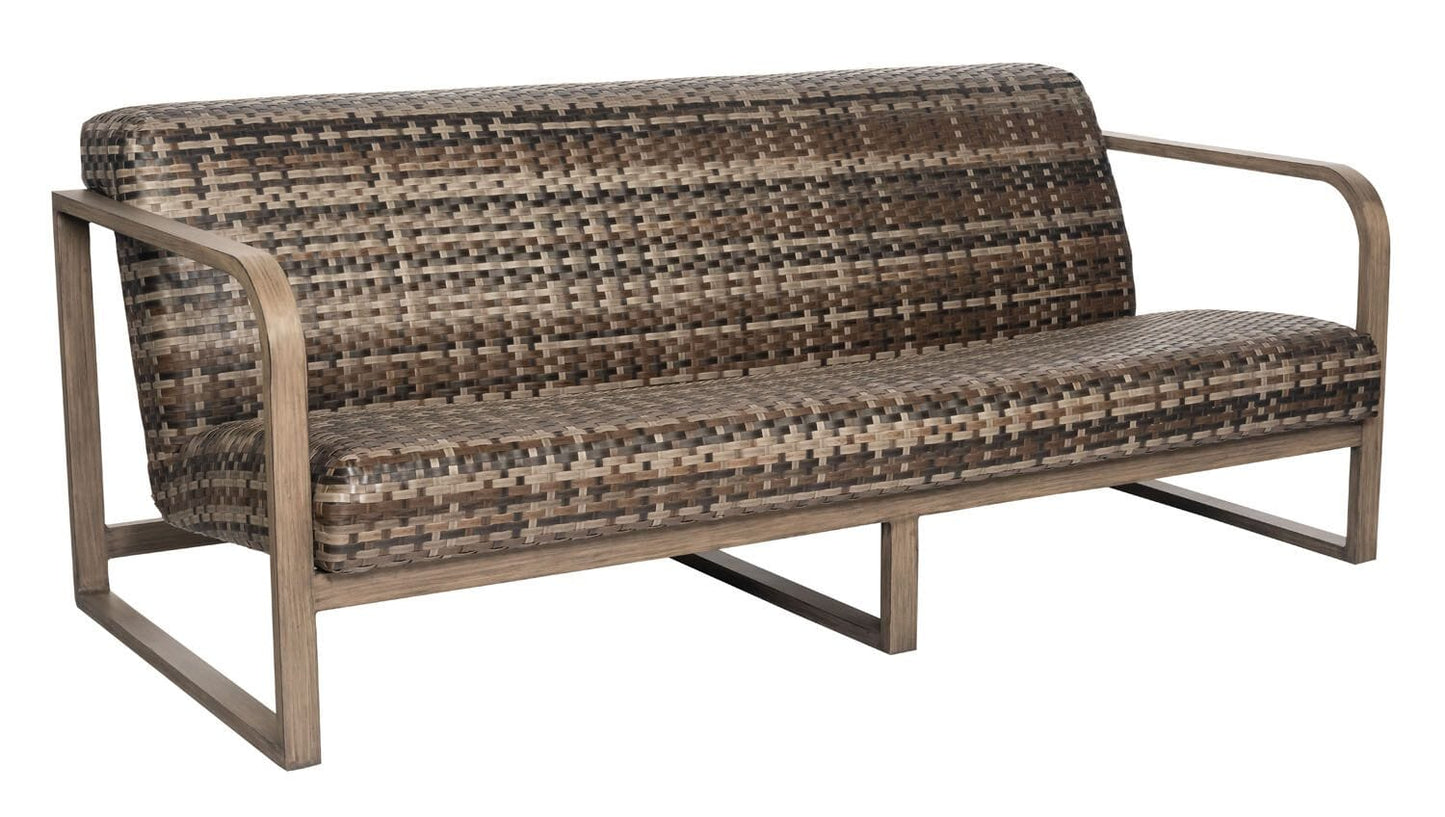 Woodard Reunion Wicker Sofa and Coffee Table Set Seating Woodard 