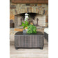 Coffee Table with Teak Top S530211 Woodard Outdoor Patio | Aruba Collection Seating Woodard 