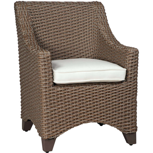 Woodard Augusta Wicker Dining Arm Chair Replacement Cushion CU592511