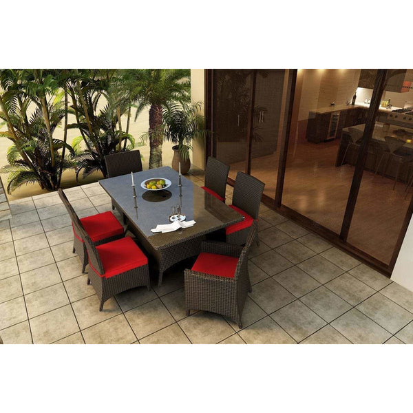 Forever Patio | Barbados 7 Piece 72 Rectangle Dining Set | FP-BAR-7DIN-REC-EB-FB-0 Seating Forever Patio 