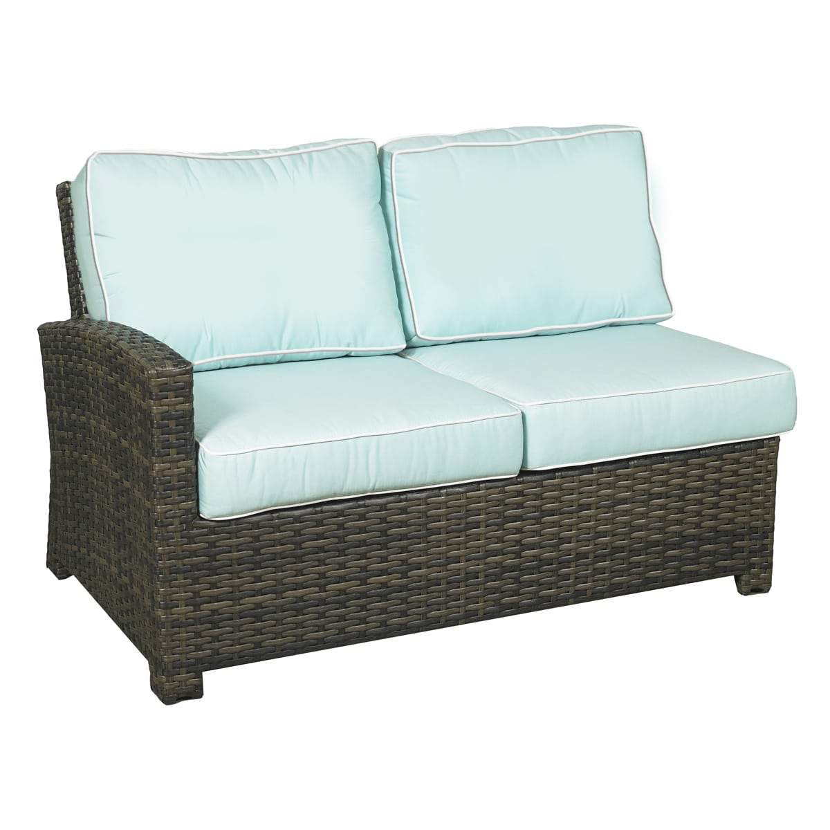 Forever Patio | Brookside Sectional Left Loveseat | FP-BRO-LL-RYE-SID Seating Forever Patio 