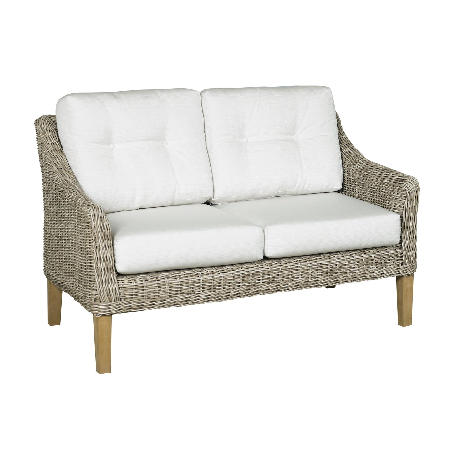 Forever Patio Carlisle Wicker Love Seat FP-CAR-LS-AL-LC Seating Forever Patio 
