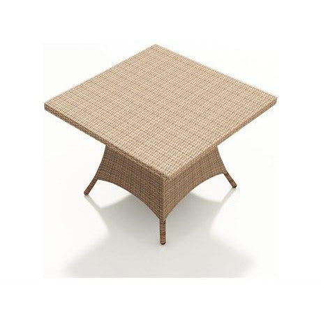Forever Patio | Universal 48" Square Dining Table - Flat Weave INCLUDES GLASS TOP | FP-UNIW-DT-48-EB Seating Forever Patio 