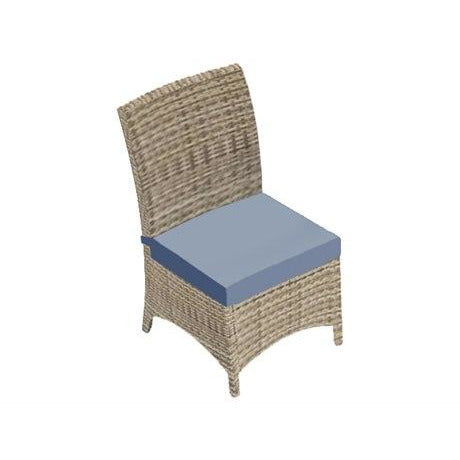 Forever Patio | Universal Armless Dining Chair - Flat Weave | FP-UNIW-DCS-EB-JR Seating Forever Patio 