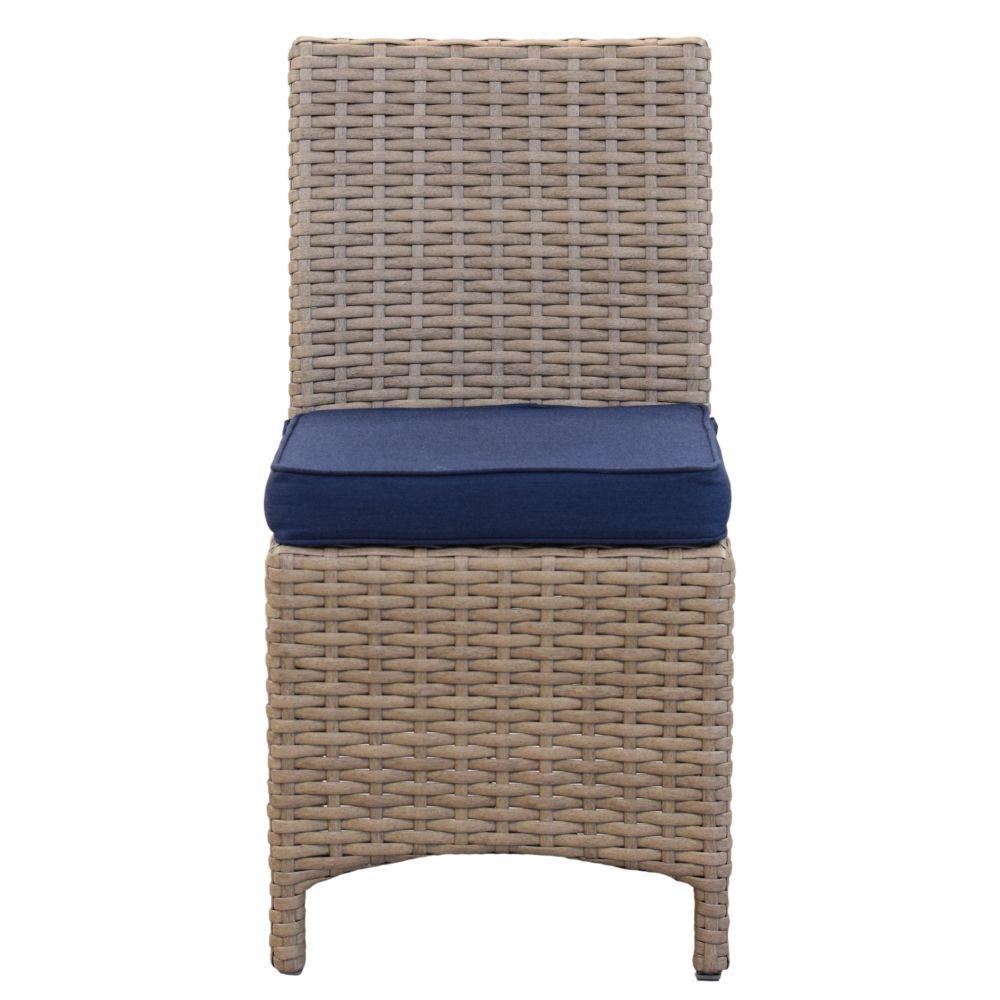 Forever Patio | Universal Armless Dining Chair - Flat Weave | FP-UNIW-DCS-EB-JR Seating Forever Patio 