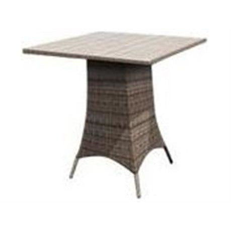 Forever Patio | Universal Bar Height Table - Flat Weave INCLUDES GLASS TOP | FP-UNIW-PT-42-EB Seating Forever Patio 