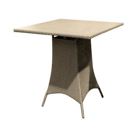 Forever Patio | Universal Bar Height Table - Flat Weave INCLUDES GLASS TOP | FP-UNIW-PT-42-EB Seating Forever Patio 