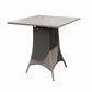 Forever Patio | Universal Counter Height Table - Premium Weave INCLUDES GLASS TOP | FP-UNIW-PT-38-BS-P Seating Forever Patio 