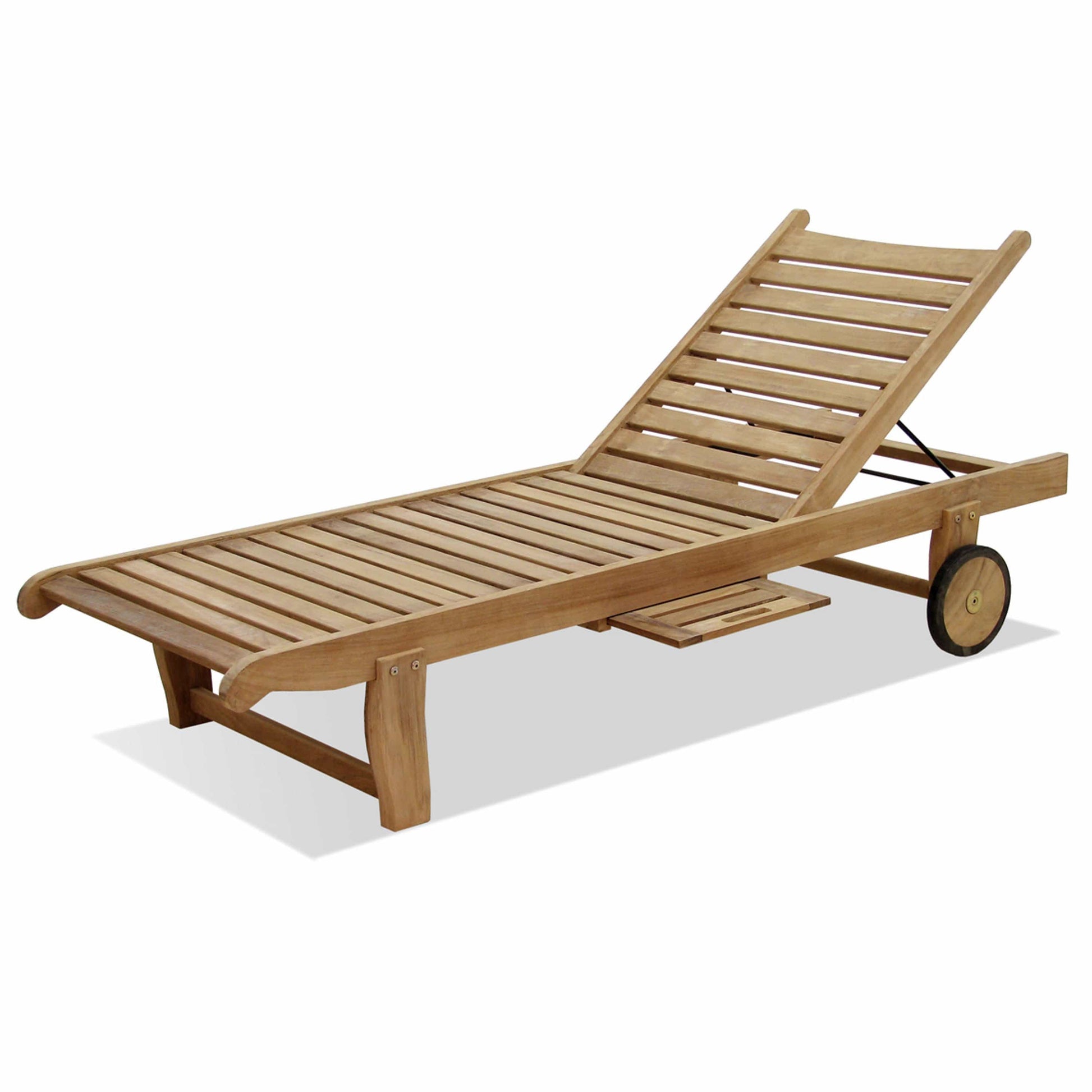 Forever Patio Universal Teak Single Adjustable Chaise Lounge FP-UNIT-2030-SACL-Teak Seating Forever Patio 