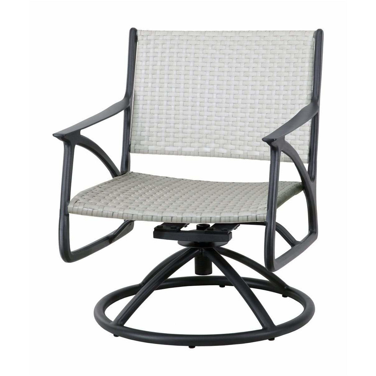 Gensun Amari Woven Swivel Rocking Lounge Chair 70250024 Seating Gensun 