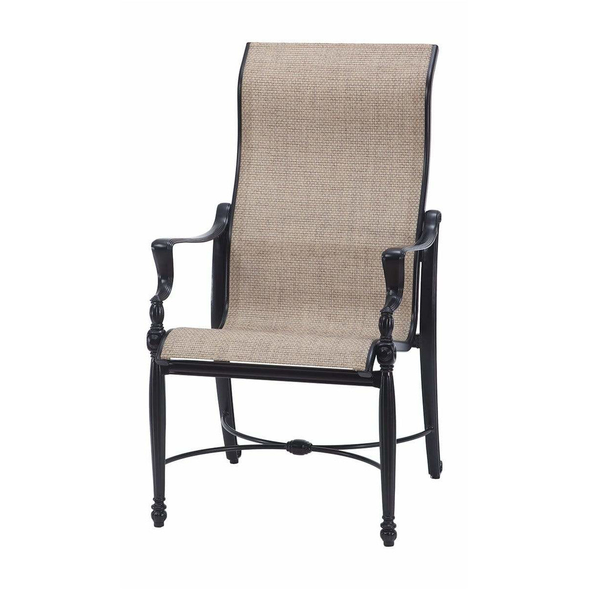 Gensun Bel Air Sling High Back Dining Arm Chair 50990001 Seating Gensun 