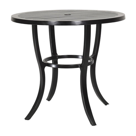 Gensun Channel 44" Round Bar Table W/Umbrella hole 10190L44