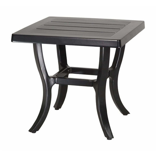 Gensun Channel Aluminum 22" Square End Table 10190E22